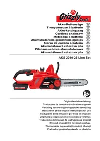 Notice Grizzly AKS 2040-25 LION SET Scie