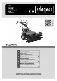 Notice SCHEPPACH SC2200PE Balayeuse