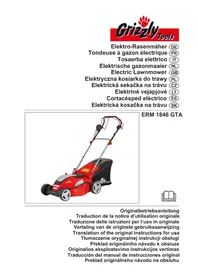 Notice Grizzly ERM 1846 GTA Tondeuse à gazon