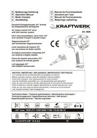 Notice Kraftwerk 3838 Visseuse
