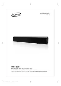 Notice iLive ITB183B Barre de son