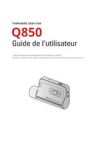 Notice Thinkware Q850 Dashcam