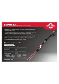Notice Cramer 82PHT32 Tondeuse à gazon