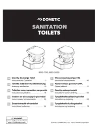 Notice DOMETIC M65-5000 Toilette