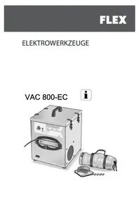 Notice Flex VAC 800-EC Purificateur d'air