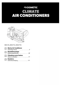 Notice DOMETIC MCS T6 Climatisation