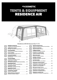 Notice DOMETIC RESIDENCE AIR Tente
