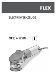 Notice Flex XFE 7-12 80 Polisseuse