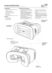 Notice iLive IVR17 Paire de lunette VR