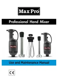 Notice Max Pro 330015 Mixeur plongeant