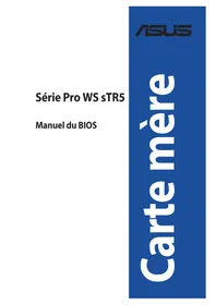 Notice ASUS PRO WS TRX50-SAGE WIFI Carte mère