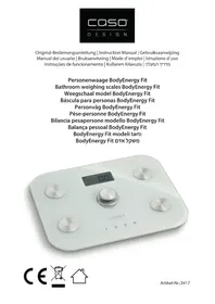 Notice CASO BODYENERGY FIT 3417 Balance