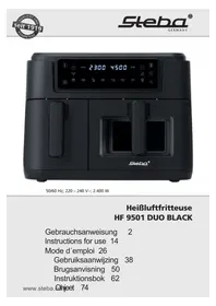 Notice STEBA HF 9501 DUO BLACK Friteuse