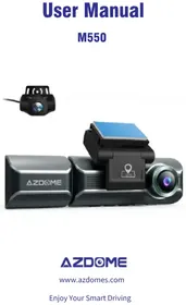 Notice AZDome M550 Dashcam