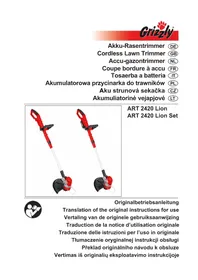 Notice Grizzly ART 2420 LION Coupe-herbe