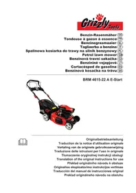 Notice Grizzly BRM4615-22A E-START Tondeuse à gazon