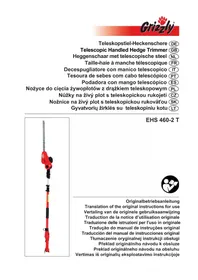 Notice Grizzly EHS 460-2 T Scie