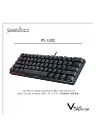 Notice Perixx PX-4300 Clavier