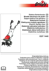 Notice Grizzly EGT 1440 Tondeuse à gazon