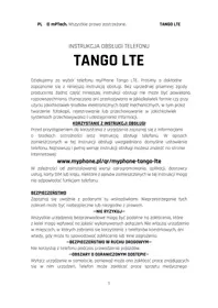 Notice myPhone TANGO LTE Téléphone