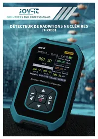 Notice Joy-It JT-RAD01 équipements de mesure