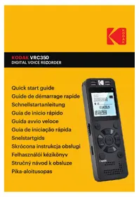 Notice KODAK VRC350 Enregistreur de voix