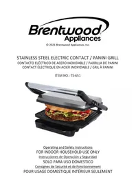 Notice Brentwood TS-651 Pince pour croque monsieur