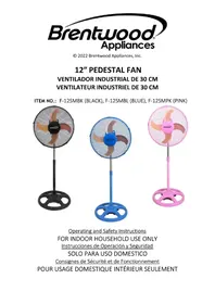 Notice Brentwood F-12SMPK Ventilateur