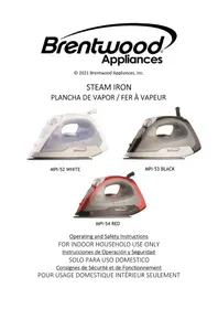 Notice Brentwood MPI-52 Fer à repasser