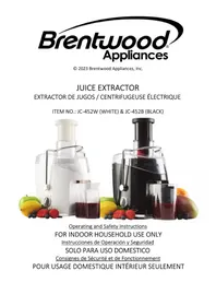 Notice Brentwood JC-452W Extracteur de jus