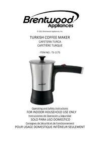 Notice Brentwood TS-117S Machine à café