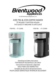 Notice Brentwood KT-2150BK Appareil à thé