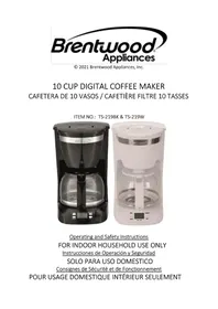 Notice Brentwood TS-219BK Machine à café