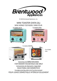 Notice Brentwood TS-3430W Four