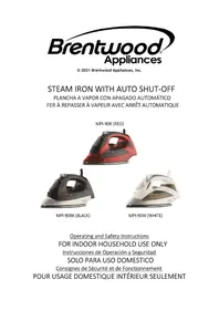 Notice Brentwood MPI-90BK Fer à repasser