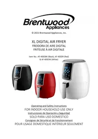 Brentwood AF-400DBK - Friteuse