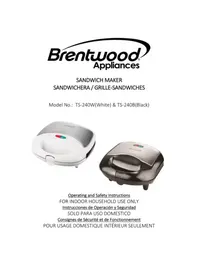 Notice Brentwood TS-240B Pince pour croque monsieur