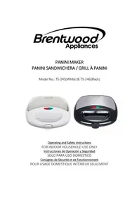 Notice Brentwood TS-246 Pince pour croque monsieur