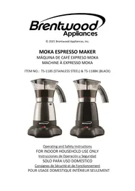 Notice Brentwood TS-118S Machine à café