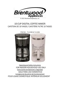 Notice Brentwood TS-219W Machine à café