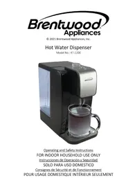 Notice Brentwood KT-2200 Distributeur d'eau