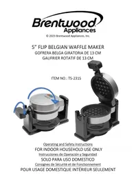 Notice Brentwood TS-231S Gaufrier