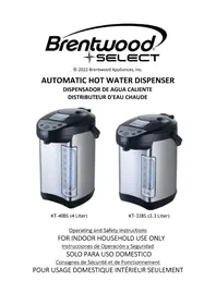 Notice Brentwood KT-40BS Distributeur d'eau