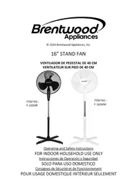 Notice Brentwood F-16SMB Ventilateur
