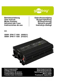 Notice Goobay SPW IT 1000 Batterie