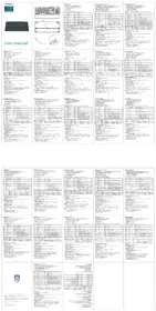 Notice PHILIPS SPK8605 Clavier