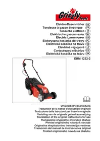 Notice Grizzly ERM 1232-2 Tondeuse à gazon