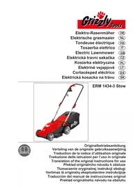 Notice Grizzly ERM 1434-3 STOW Tondeuse à gazon