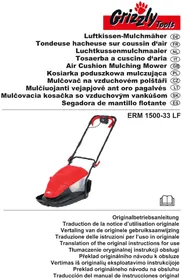 Notice Grizzly ERM 1500-33 LF Tondeuse à gazon
