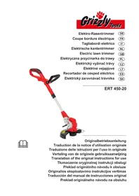 Notice Grizzly ERT 450-20 Coupe-herbe